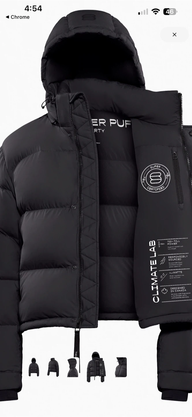 Aritzia Super Puff Puffer Shorty Jacket - photo 2