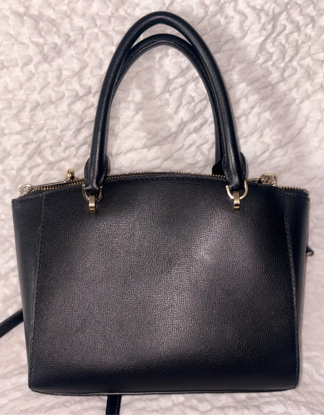 *NEW* Michael Kors Black Leather Studded Satchel - photo 4