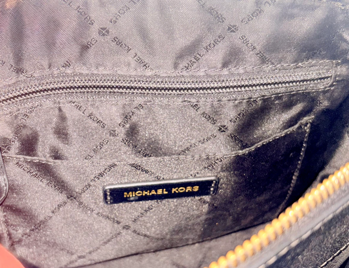 *NEW* Michael Kors Black Leather Studded Satchel - photo 5