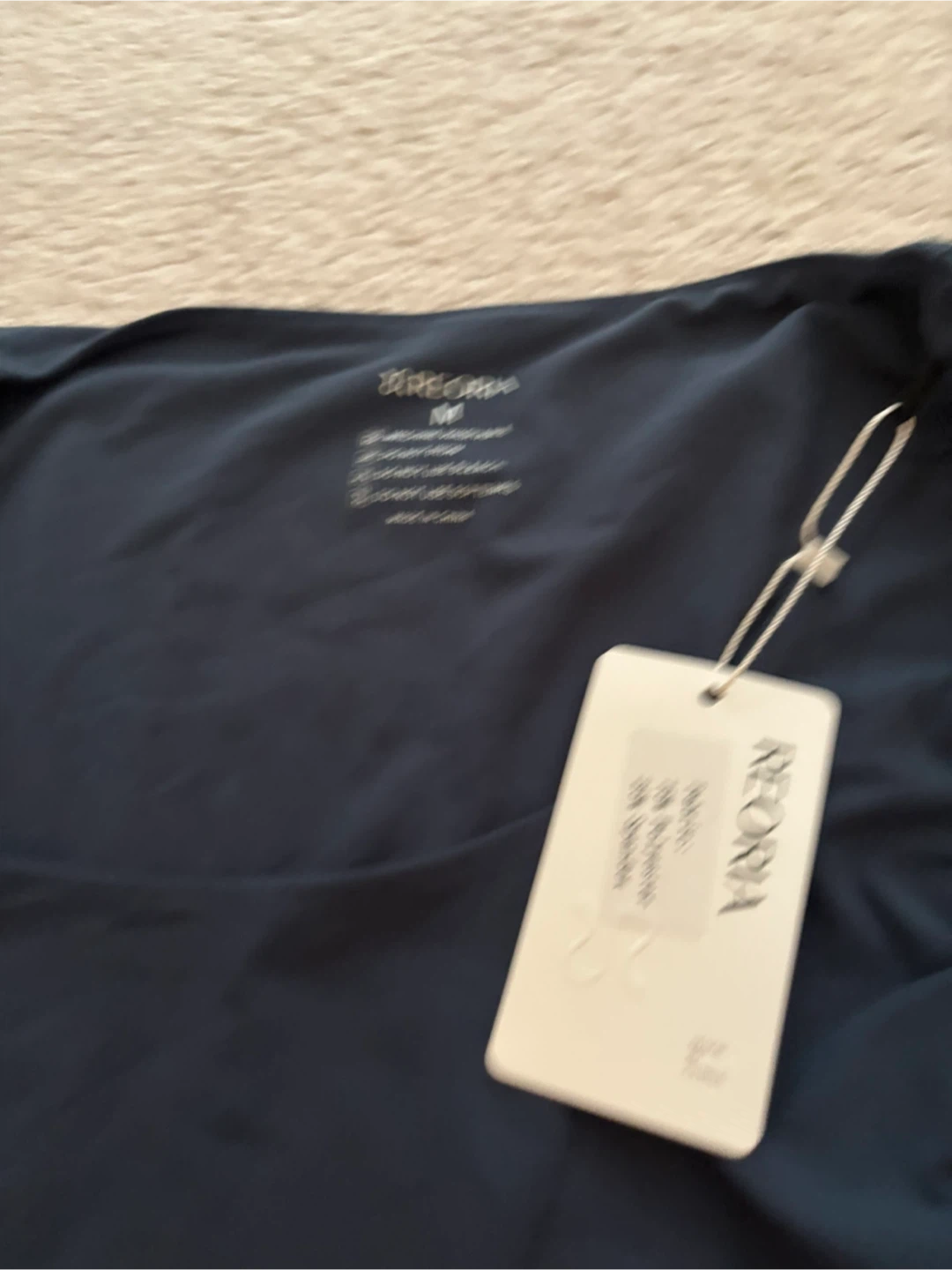 Neora Women's Long Sleeve Top - Navy Blue - Size M - photo 2
