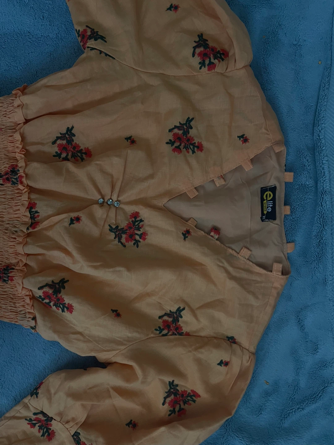 Floral Print Smocked Dress - photo 2