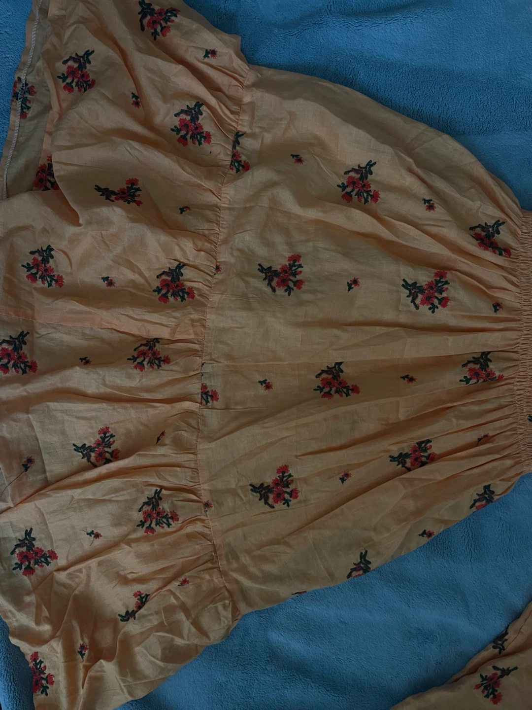 Floral Print Smocked Dress - photo 4