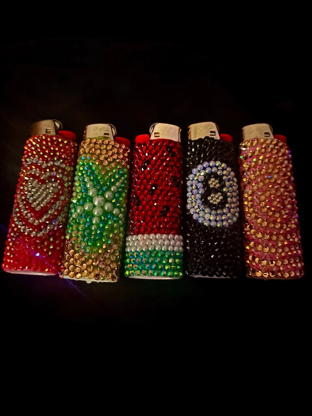 Bling Bic Lighters Set