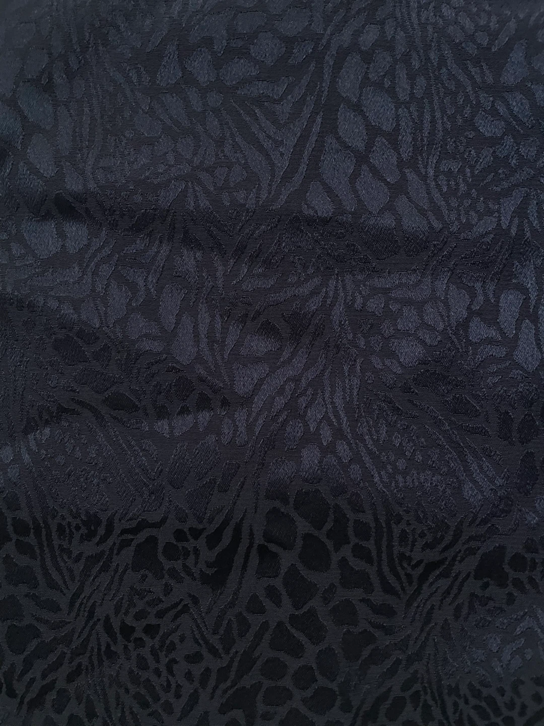 Navy Embossed Long Sleeve Button-Up Shirt - photo 4