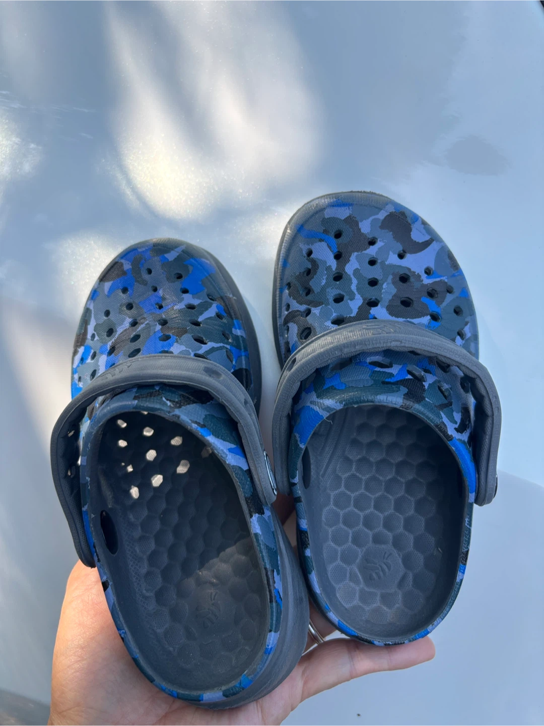 Joybees Boys  Croc-Style Shoes Size 8-9
