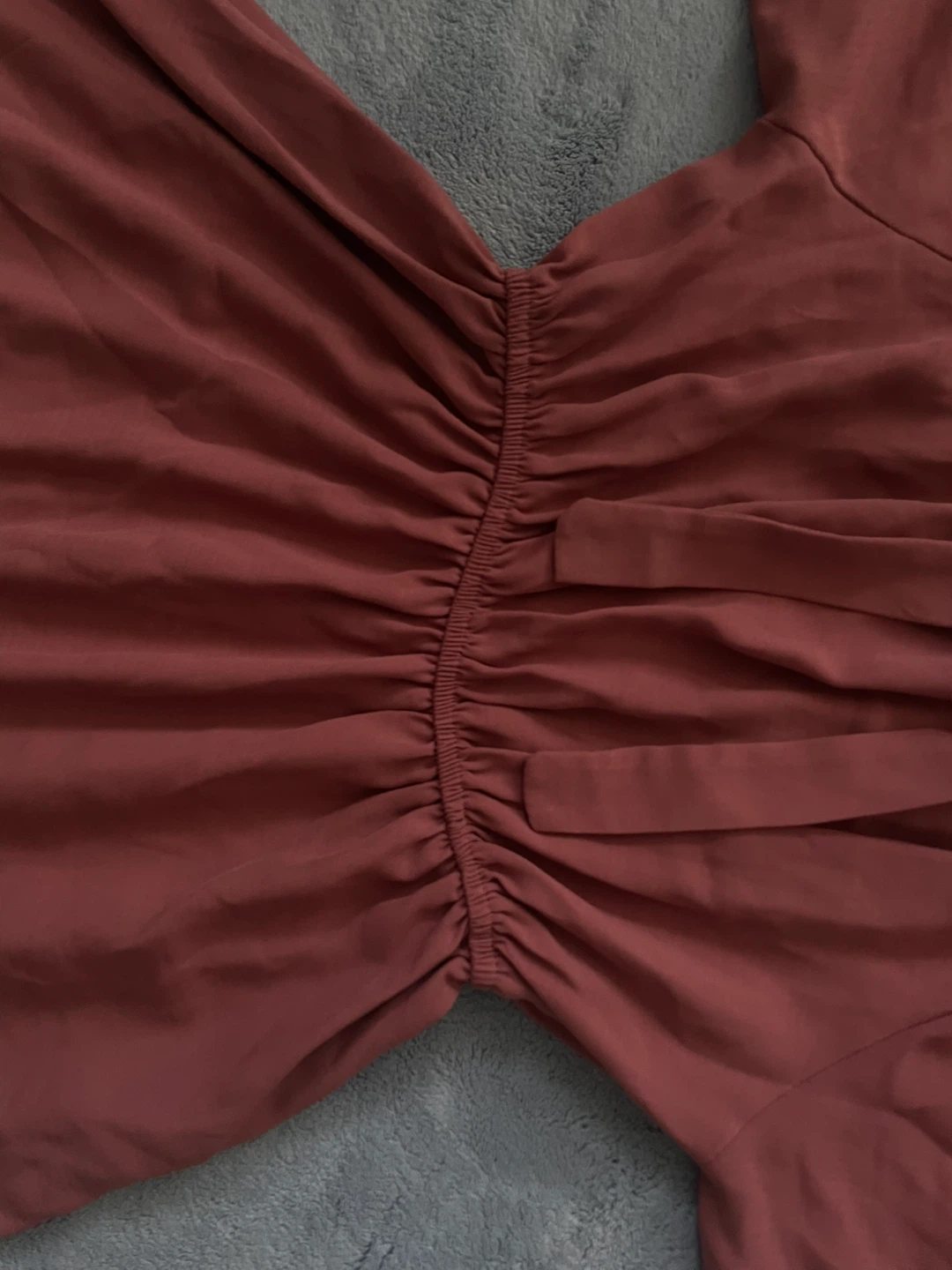 Smocked Neck Ruffle Dress - photo 4