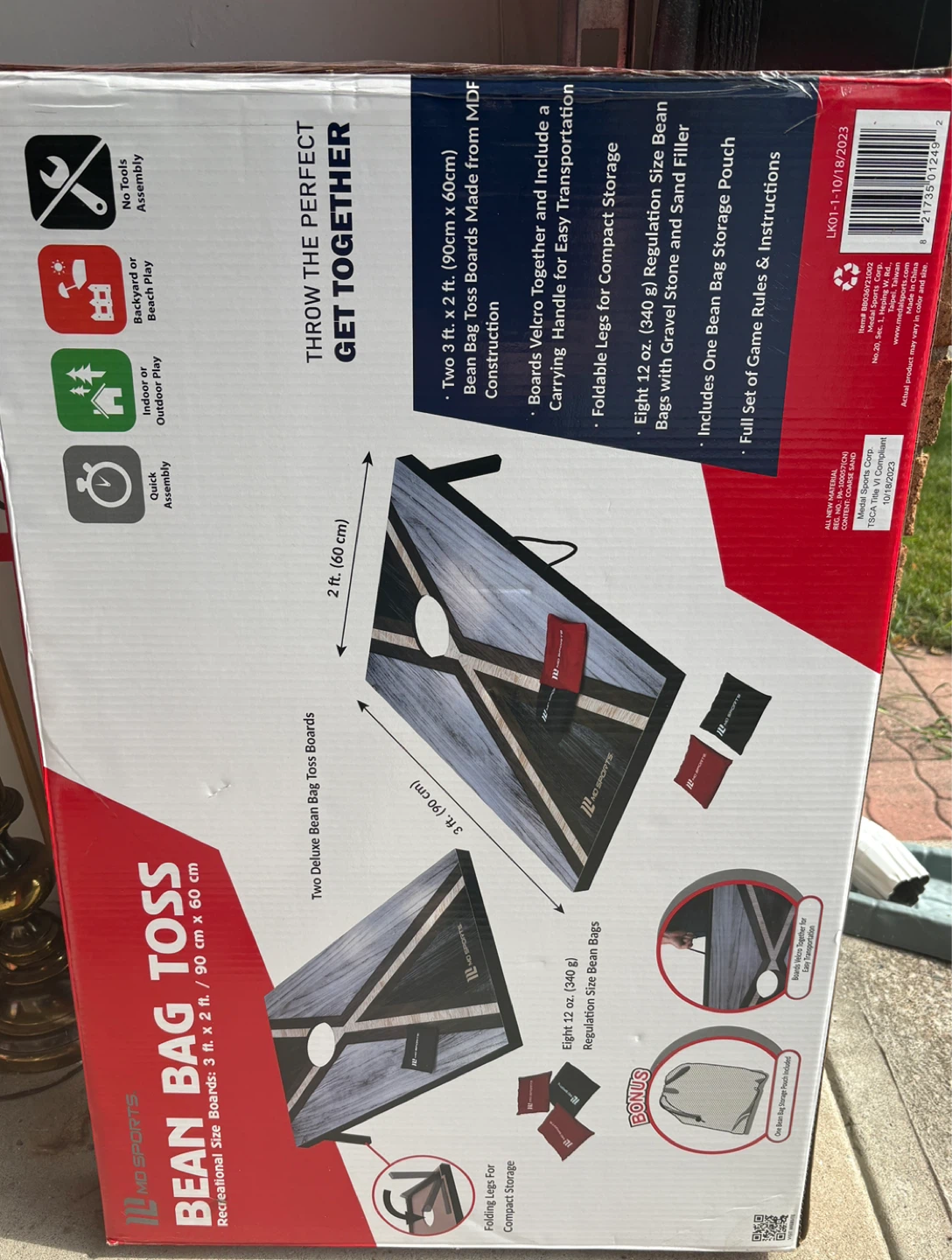Bean Bag Toss Set - 3 ft x 2 ft - brand new!!