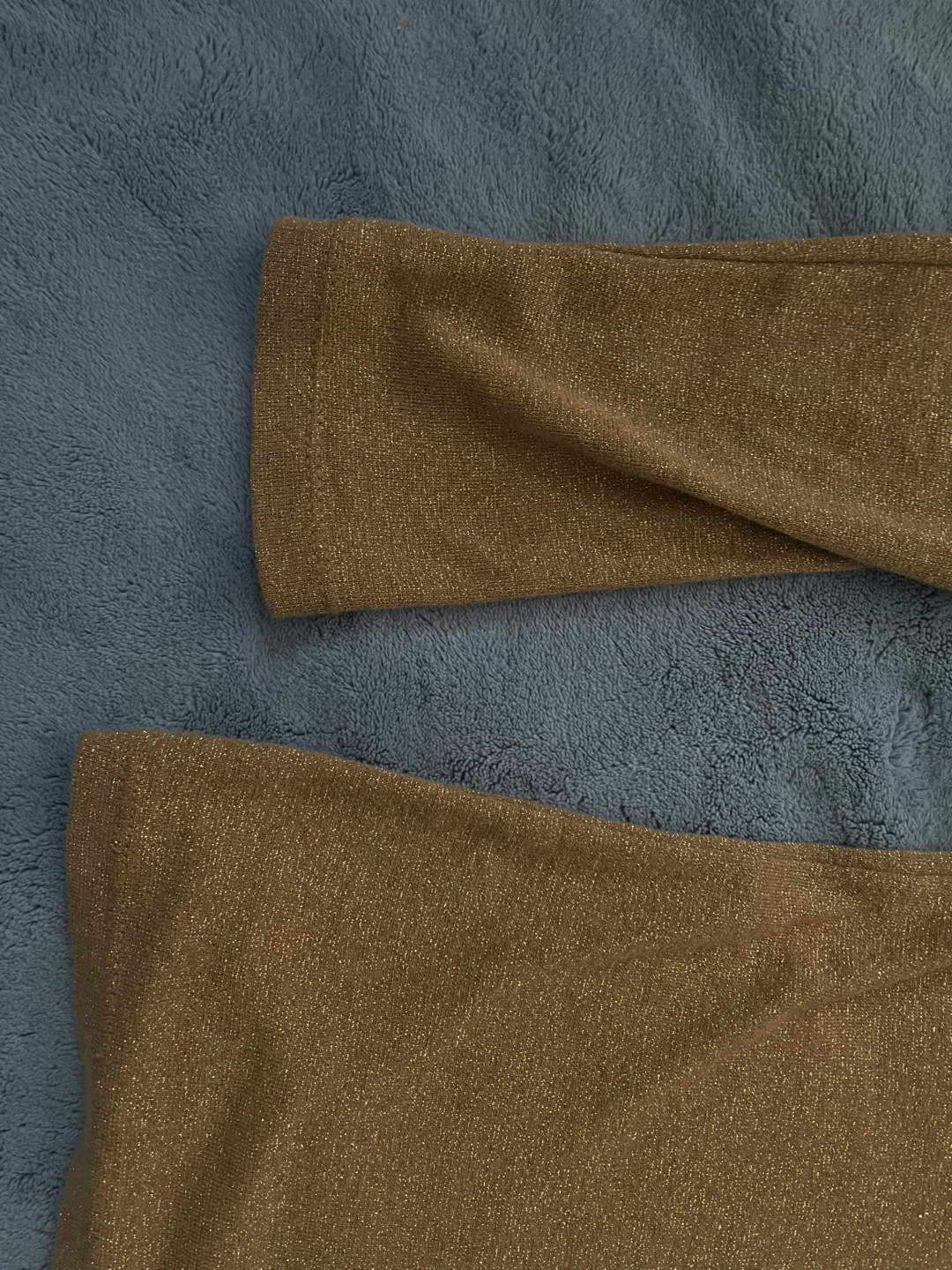 Gold Sparkly Turtleneck Sweater - photo 3