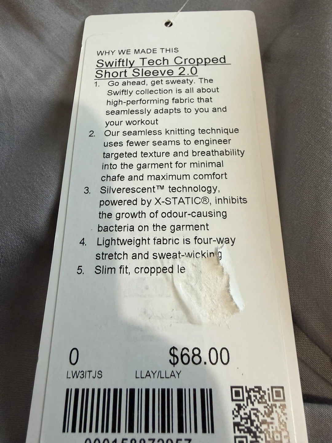 Lululemon Swiftly Tech Cropped Short Sleeve 2.0 - photo 4