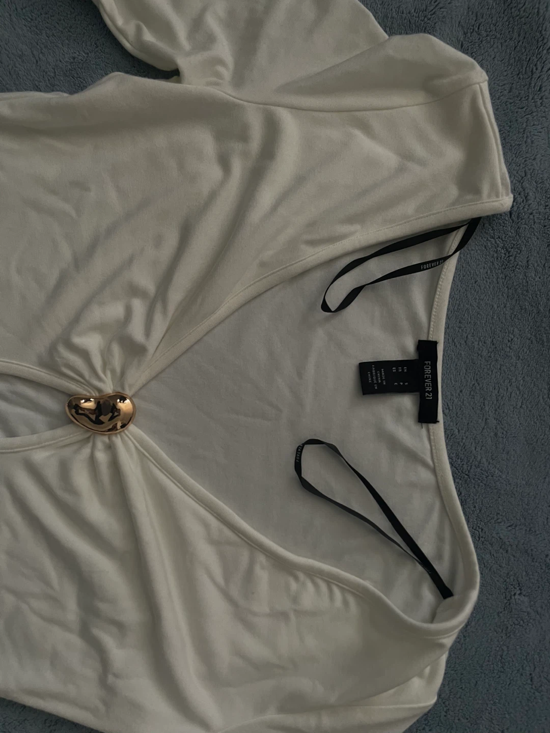Forever 21 White Long Sleeve Top - photo 3