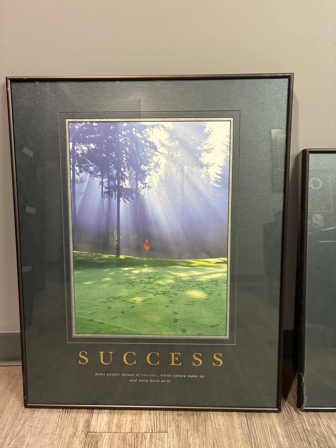 Framed Motivational Art Print - "Challenge"