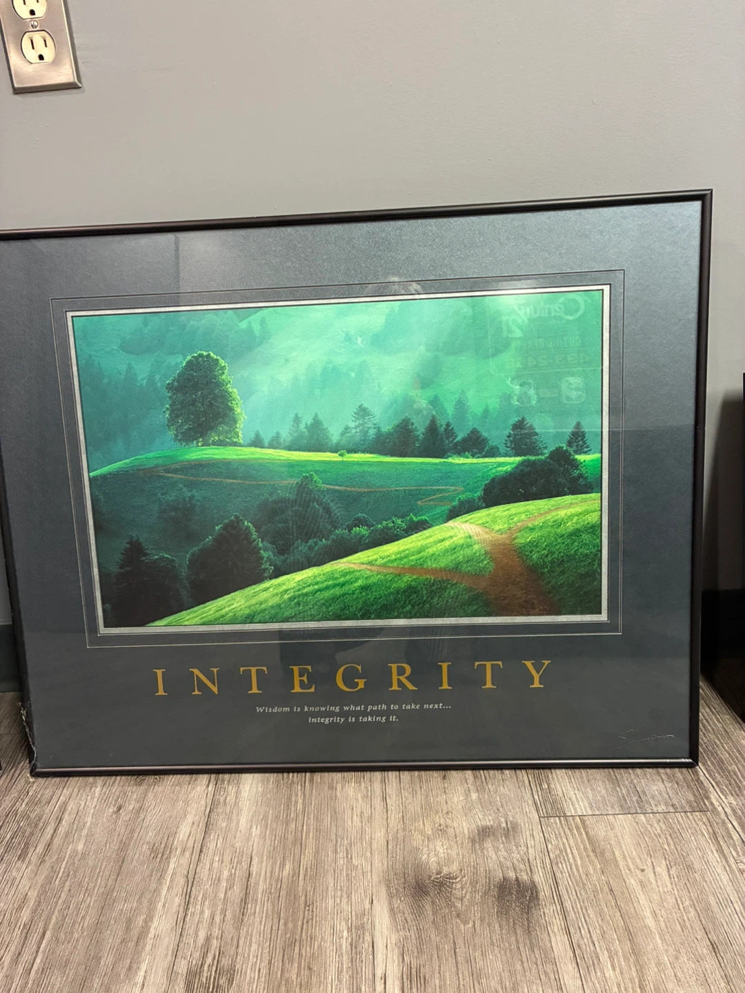 Framed Motivational Art Print - "Challenge" - photo 3