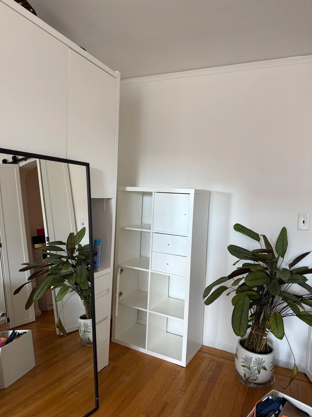 White Cube Storage Unit with Drawers and Cabinet - photo 5