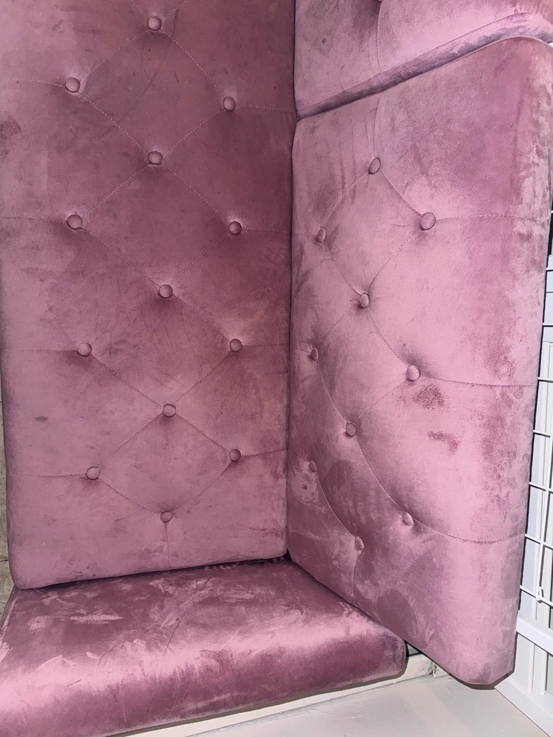 Velvet couch (pink) - photo 5