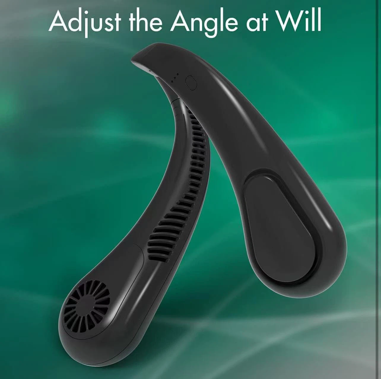 Black Wearable Neck Fan - photo 5
