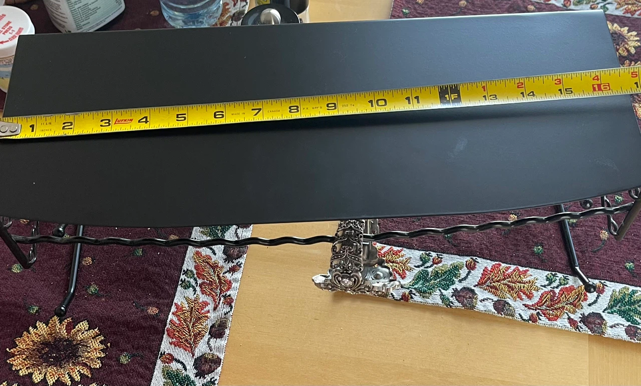 Black metal wall shelf with hooks for Jewlery - photo 4