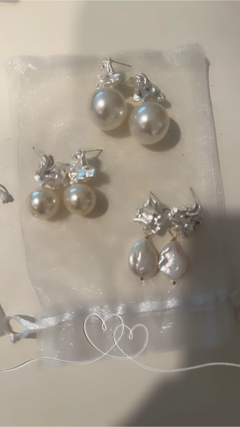 Assorted Pearl and Ball Earrings
