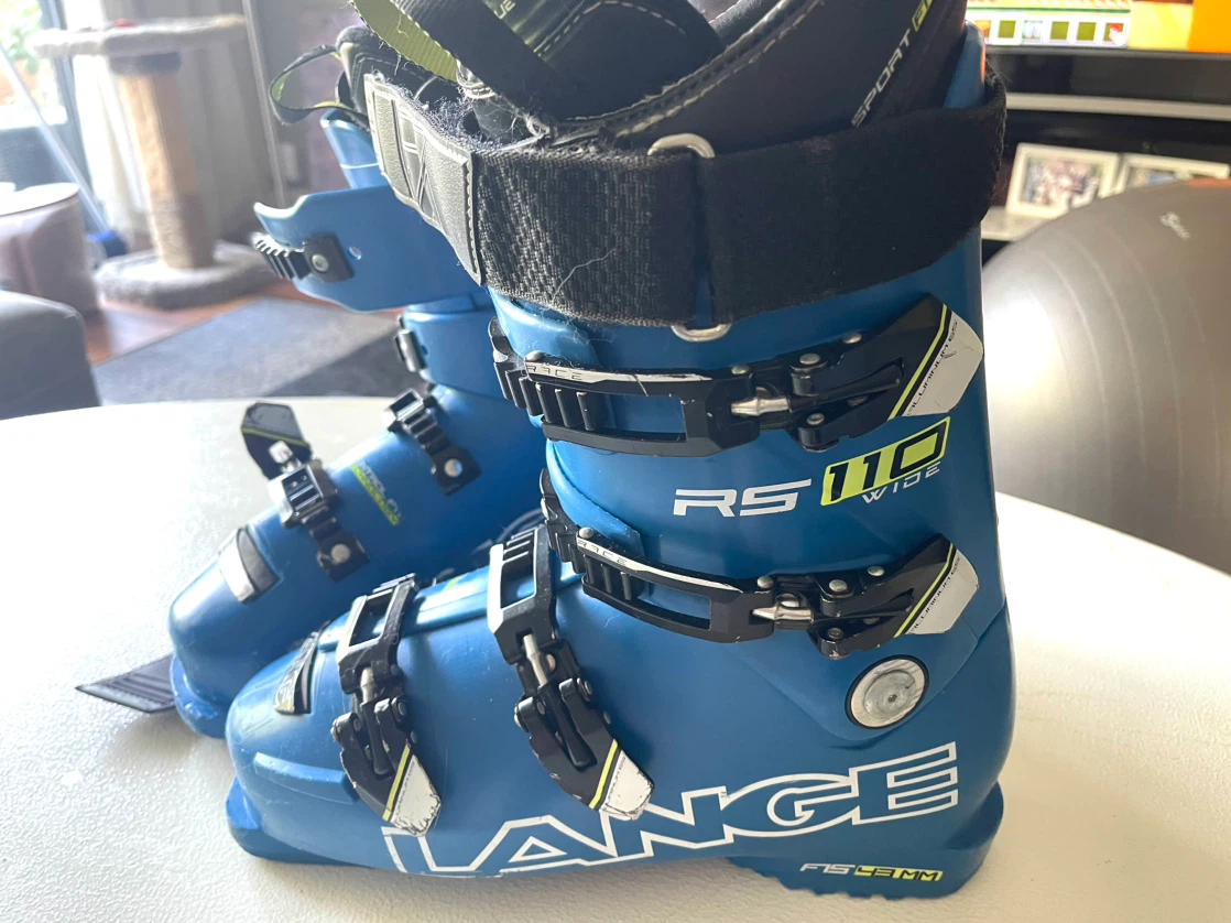 Lange RS 110 Wide Ski Boots - Blue