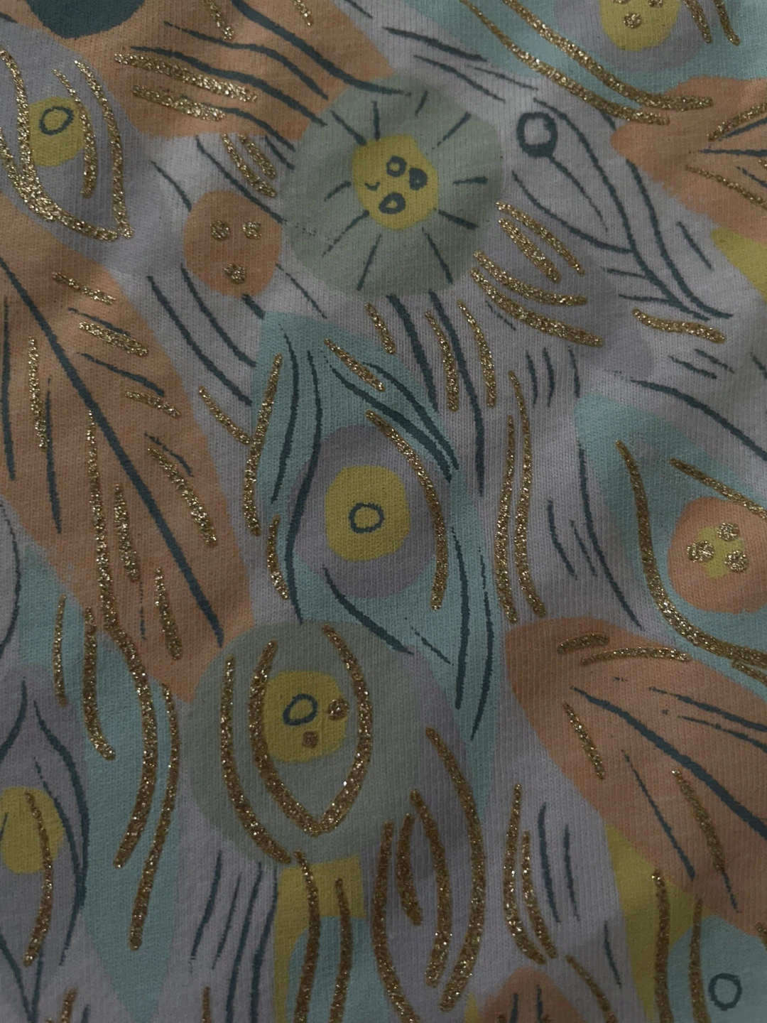 White Peacock Graphic T-Shirt - photo 3