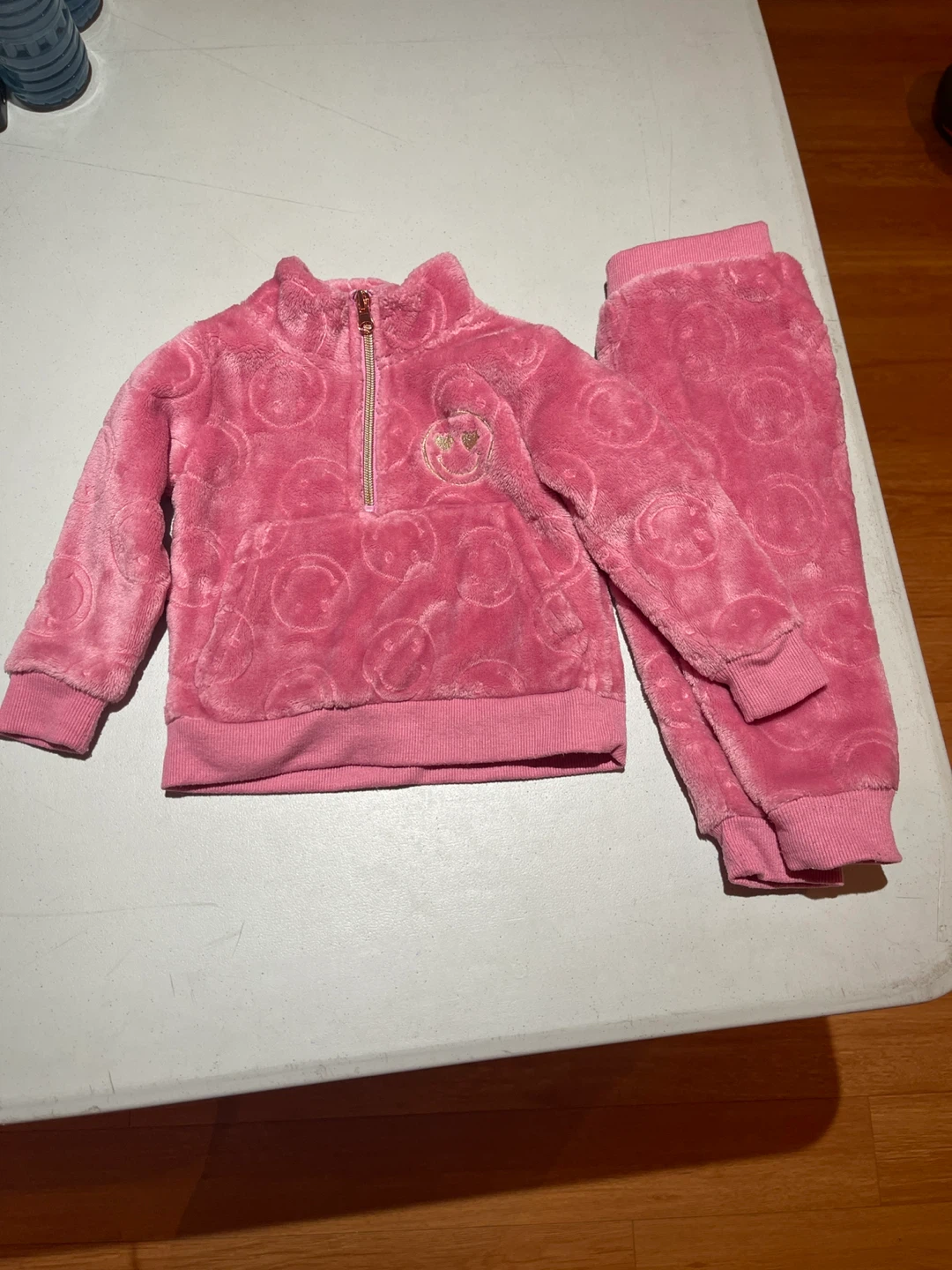 Fuzzy Pink Tracksuit