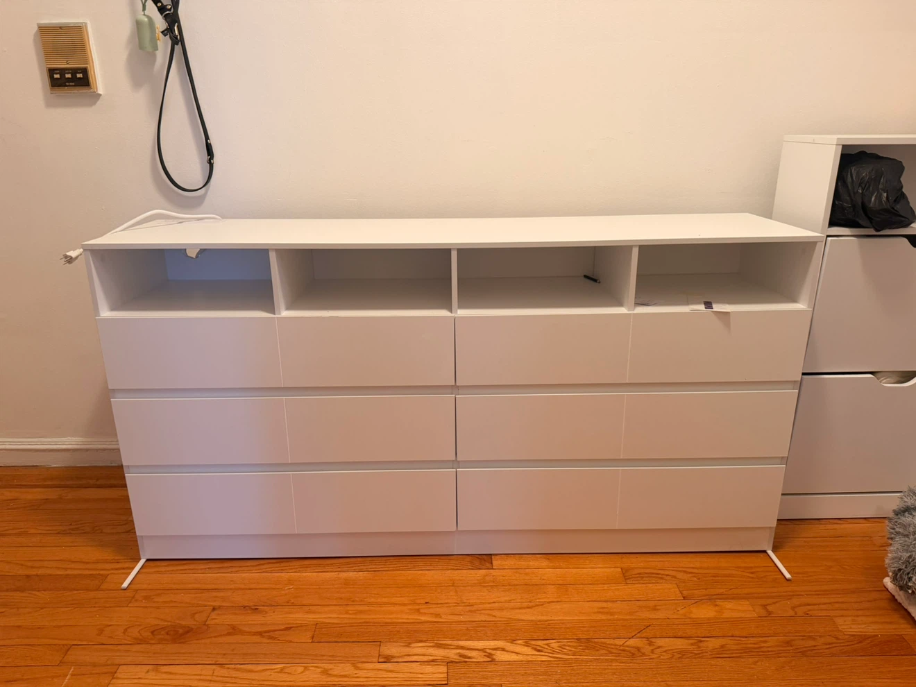 White 6-Drawer Dresser - photo 2