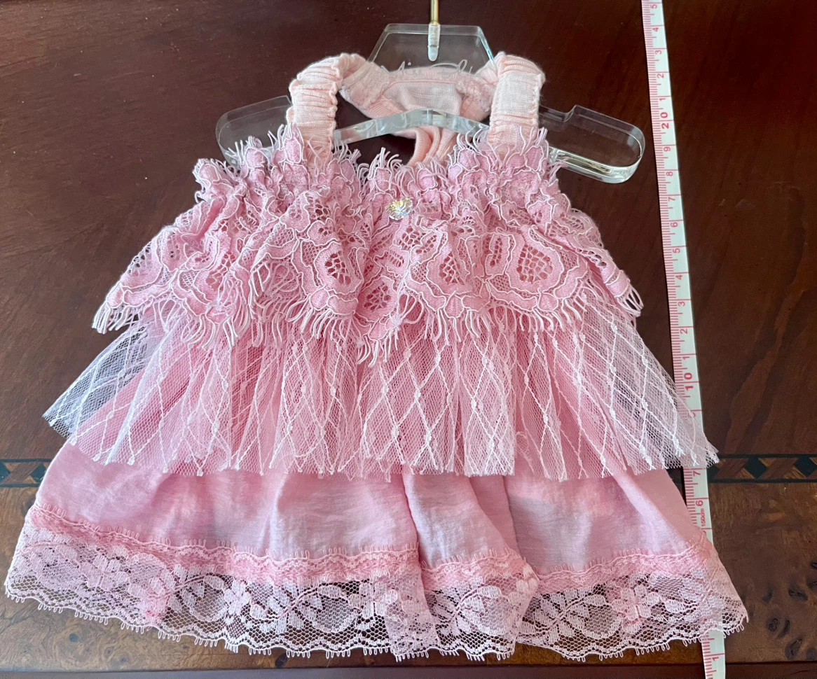Arf Arf Pink Lace Dog Dress - Size S - photo 4