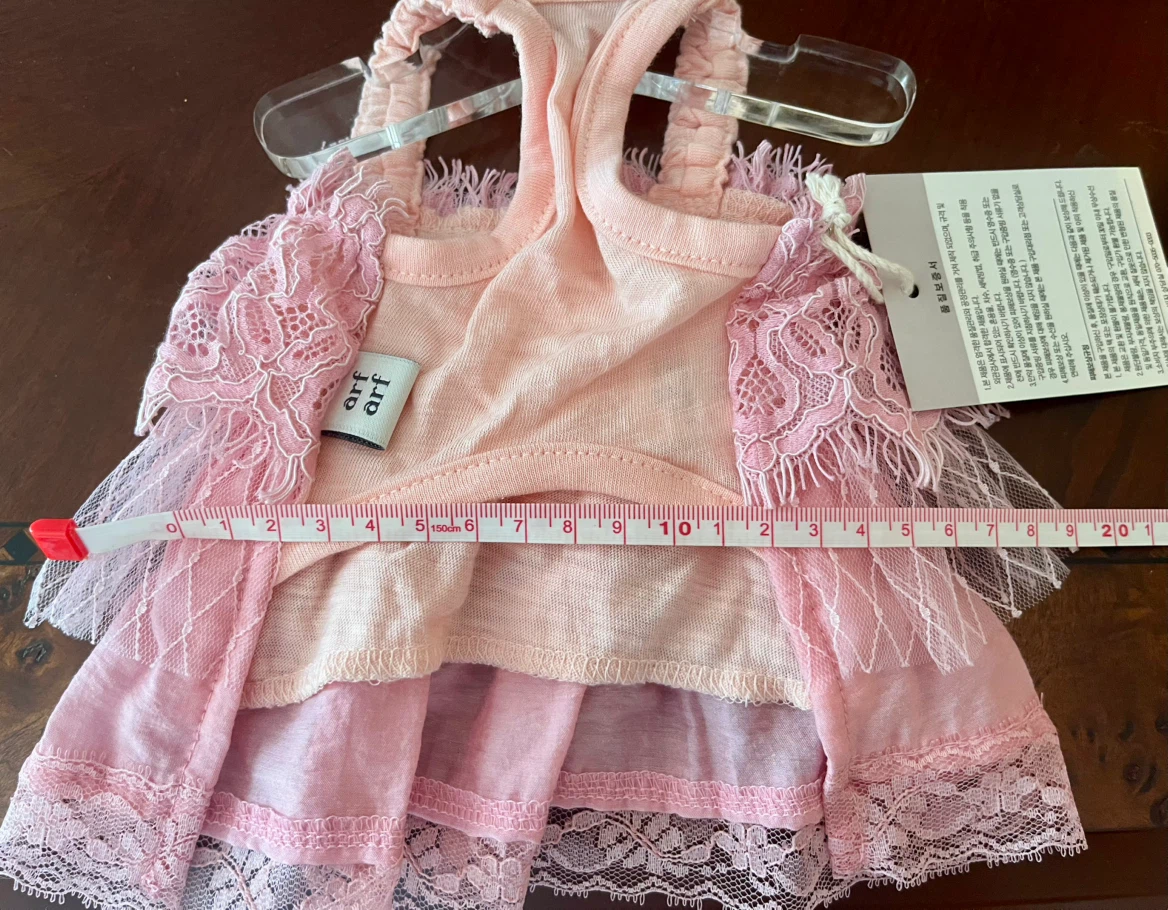 Arf Arf Pink Lace Dog Dress - Size S - photo 5