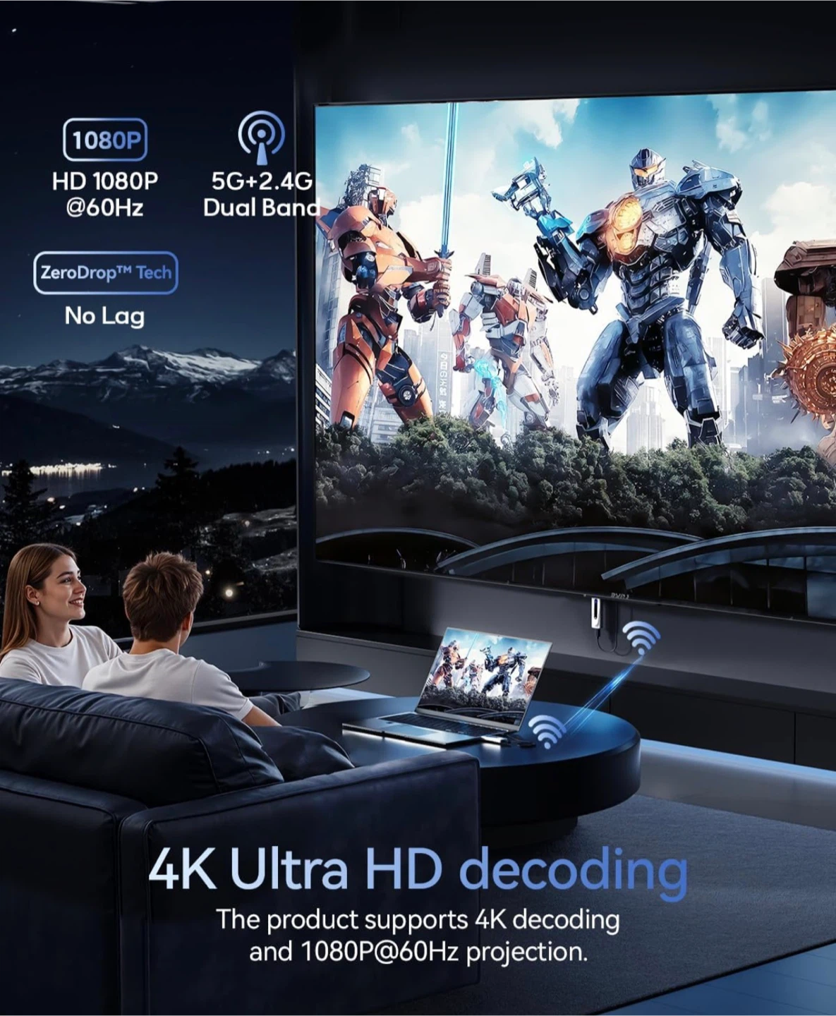Wireless HDMI Transmitter and Receiver Kit - photo 3