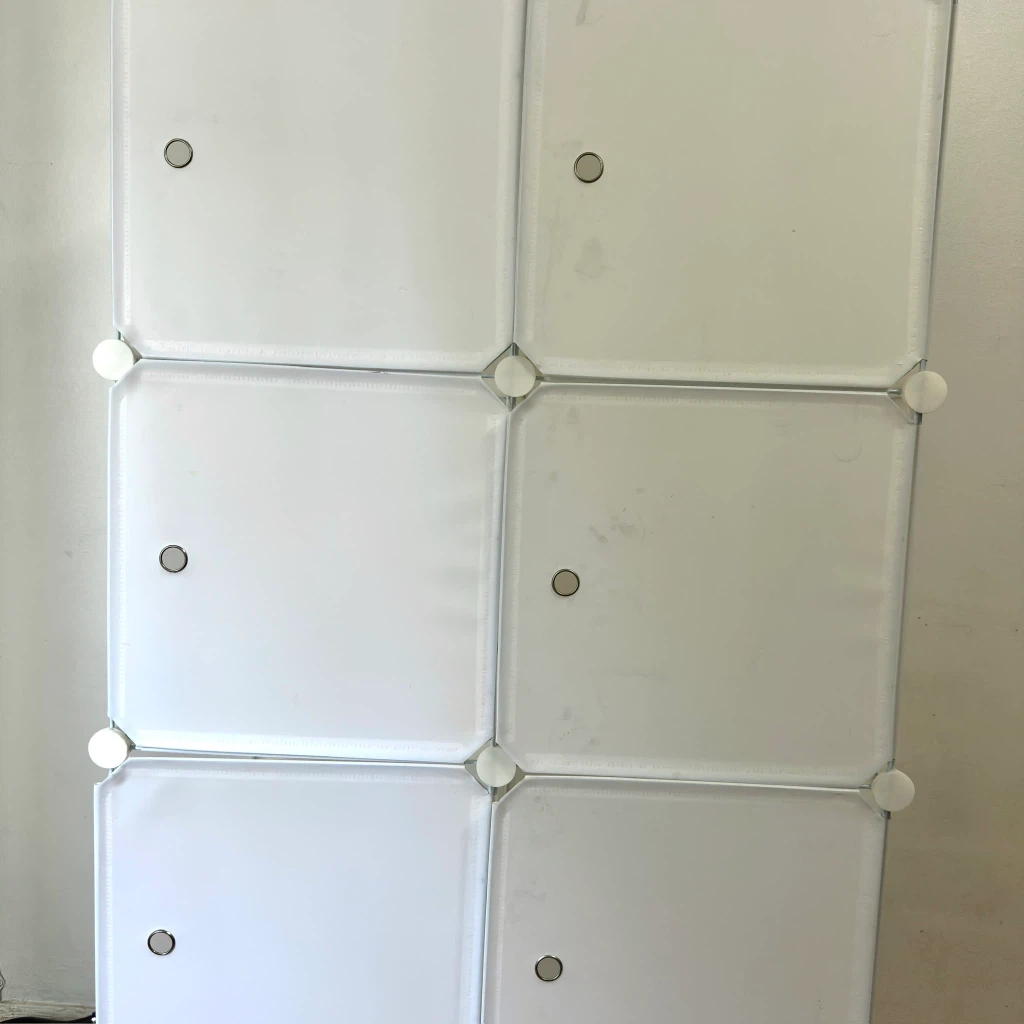 White 8 cube storage organizer - photo 2