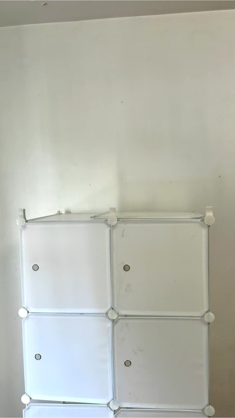 White 8 cube storage organizer - photo 3
