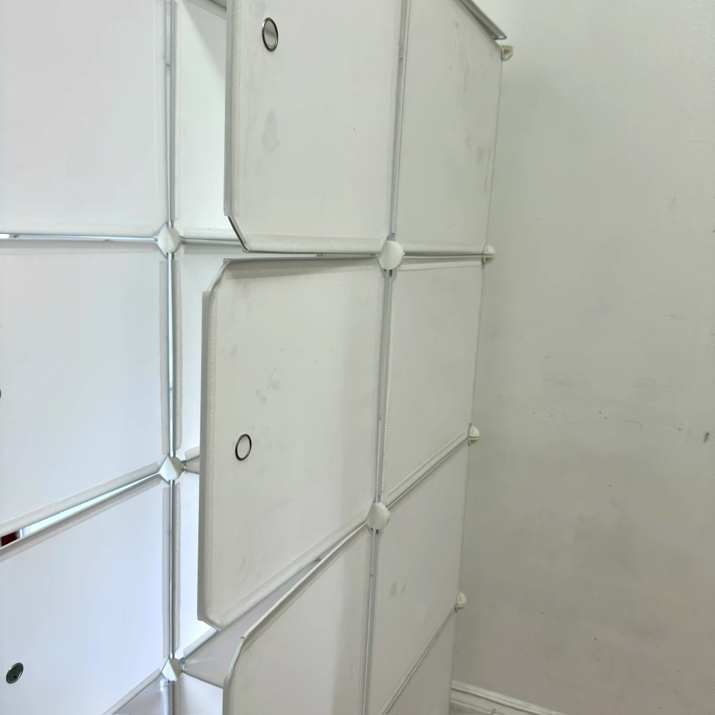 White 8 cube storage organizer - photo 5