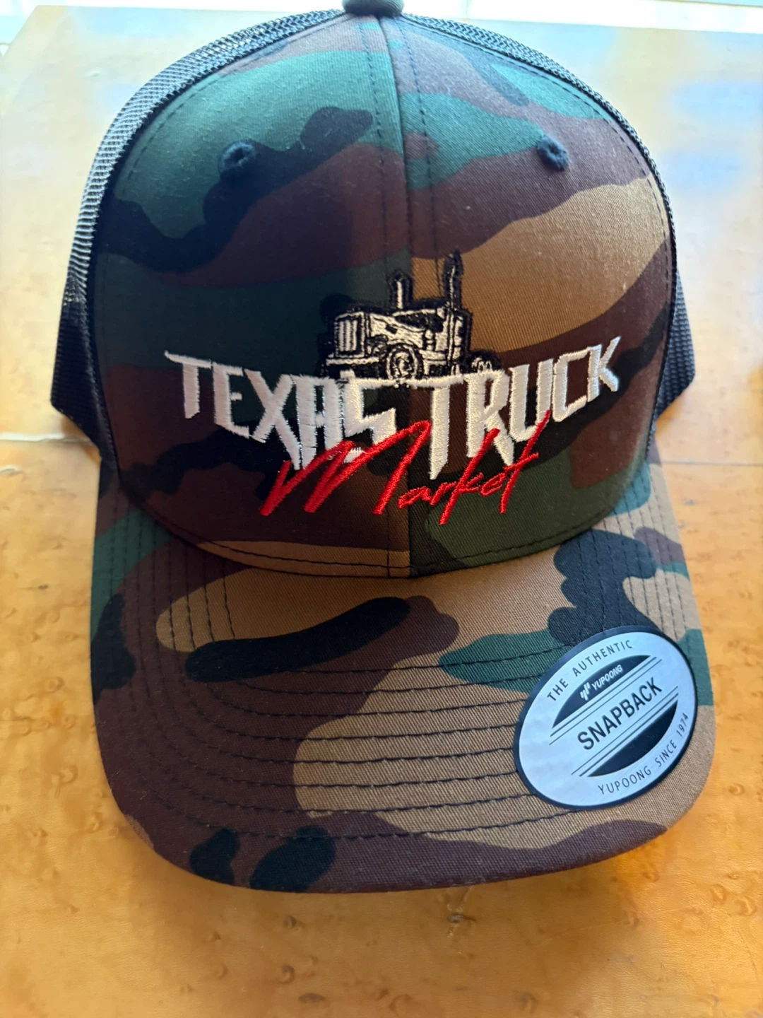 Texas Truck Market Camo Trucker Hat