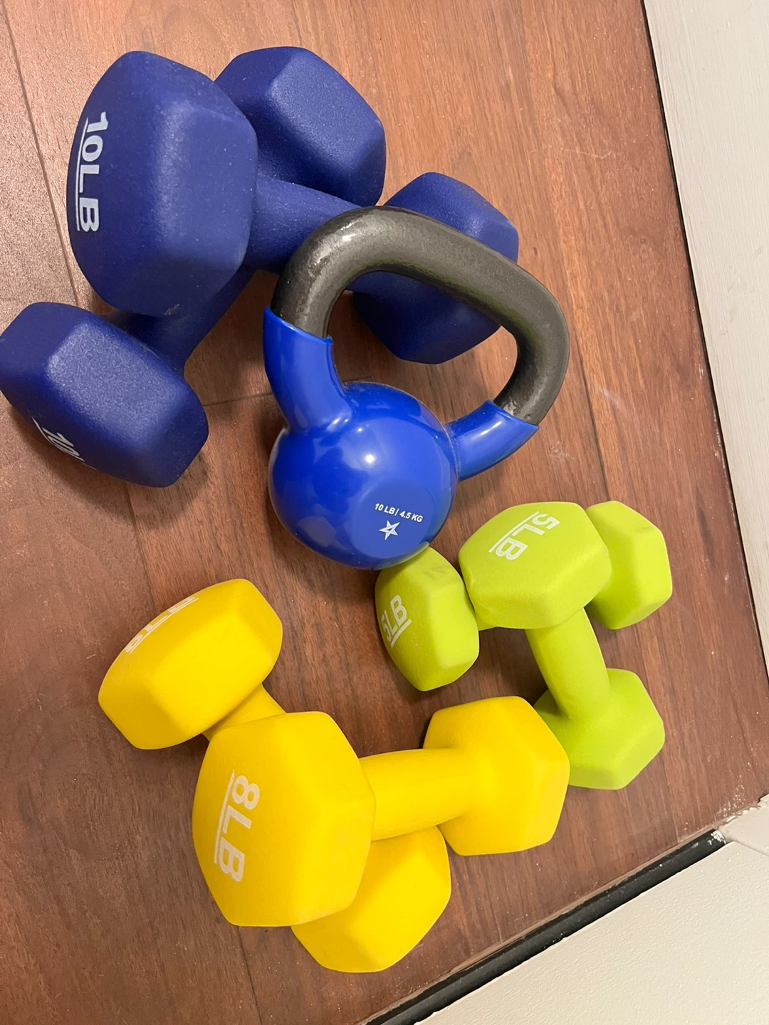 Dumbbells and Kettlebell Set