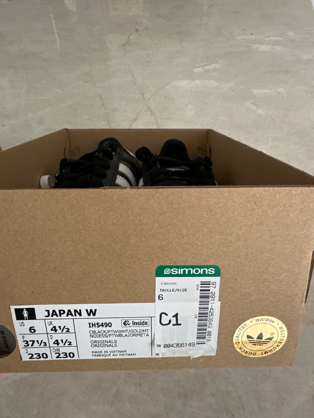 Adidas Japan W Black Sneakers - photo 2
