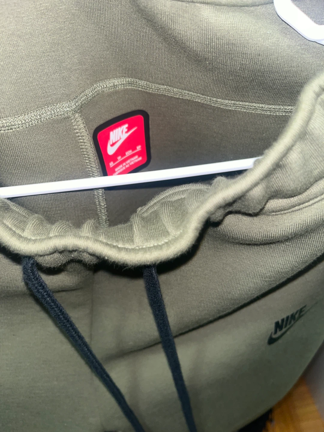 Nike Tech Fleece Shorts - Olive Green - photo 3