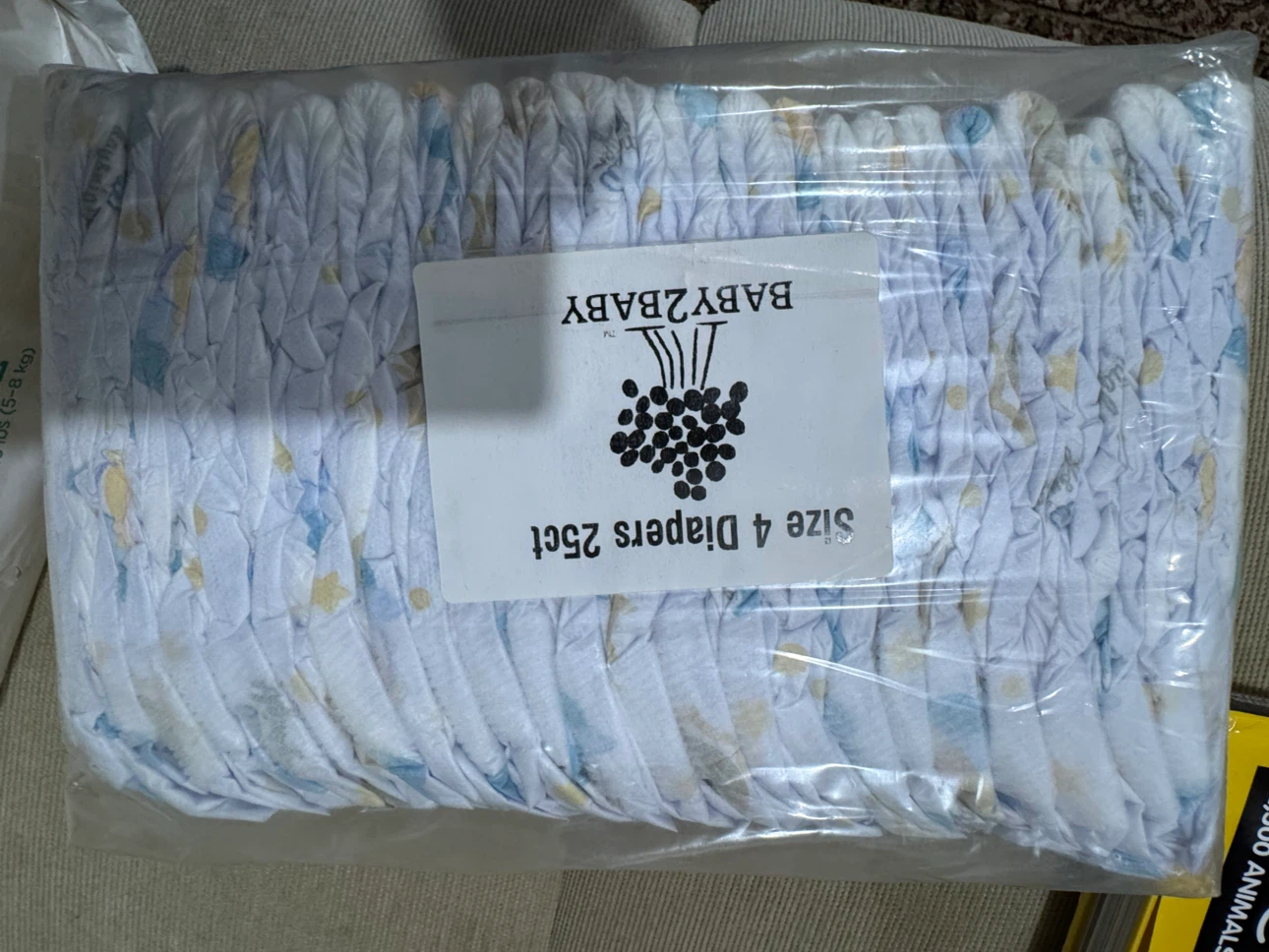 Size 4 Diapers, 25 Count