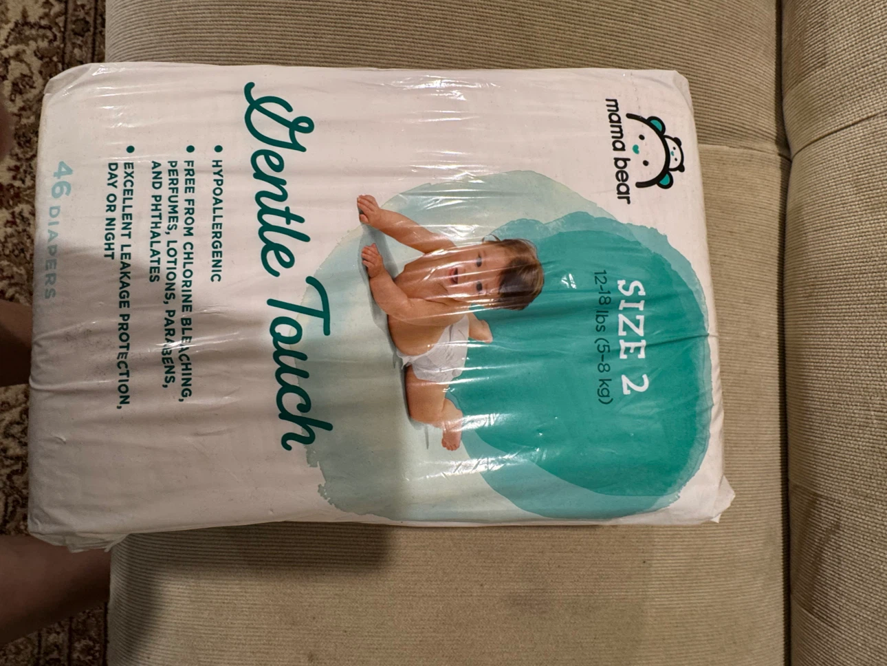 Mama Bear Gentle Touch Size 2 Diapers - 46 Count