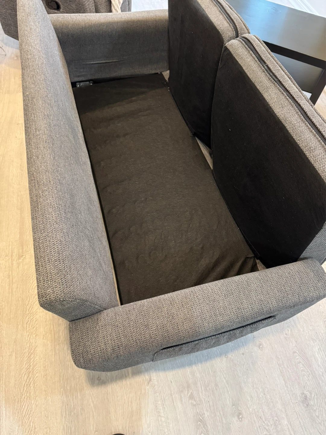 George Oliver 65" Modern Upholstered Sofa + Table