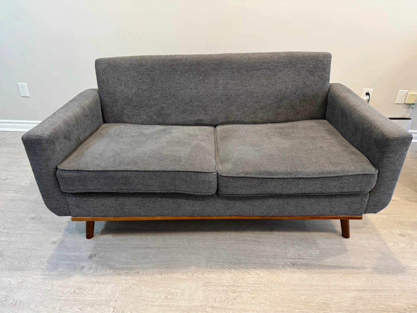 George Oliver 65" Modern Upholstered Sofa + Table - photo 5
