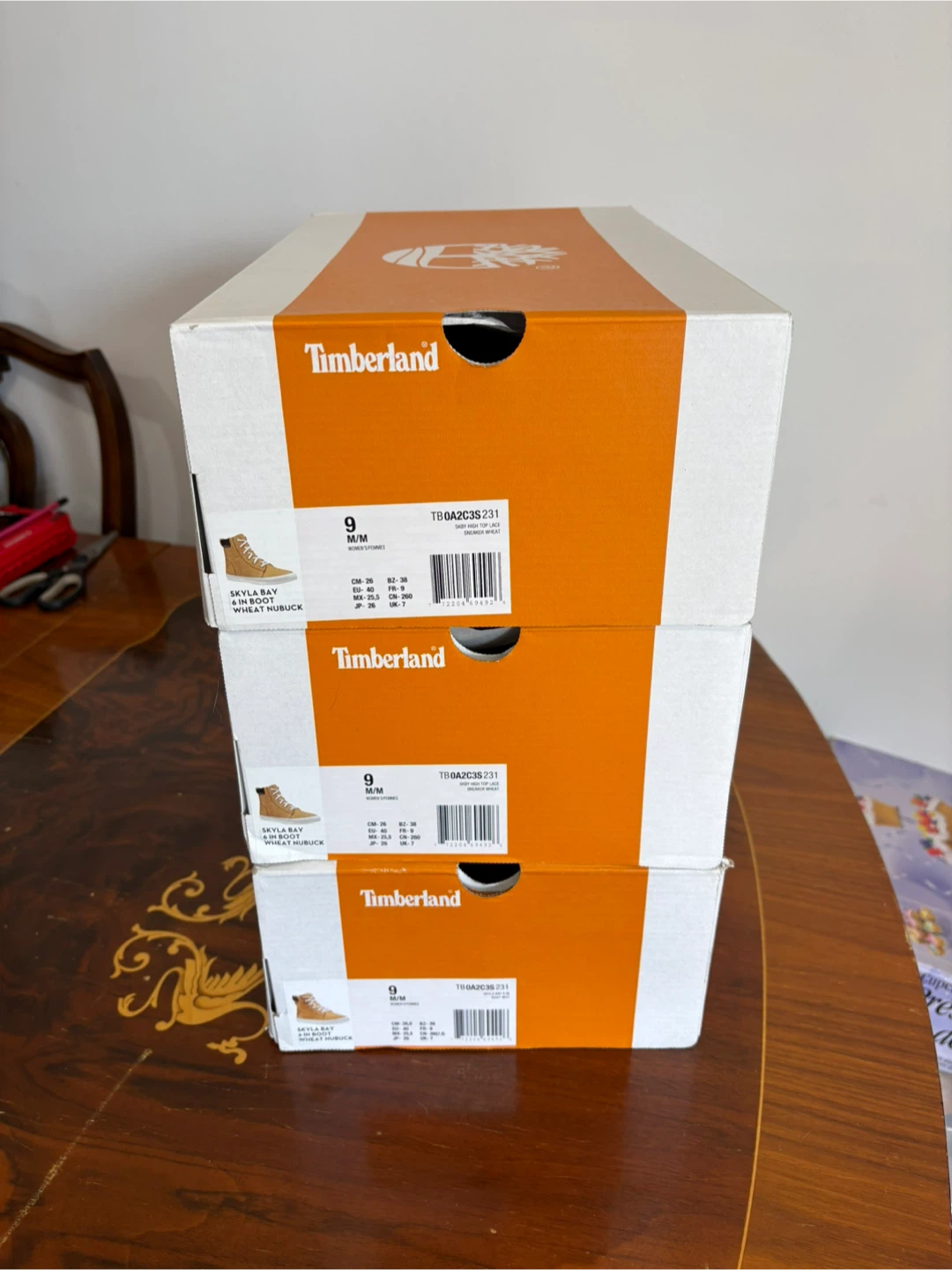 Timberland Boot Boxes (BOX ONLY 3 Available)
