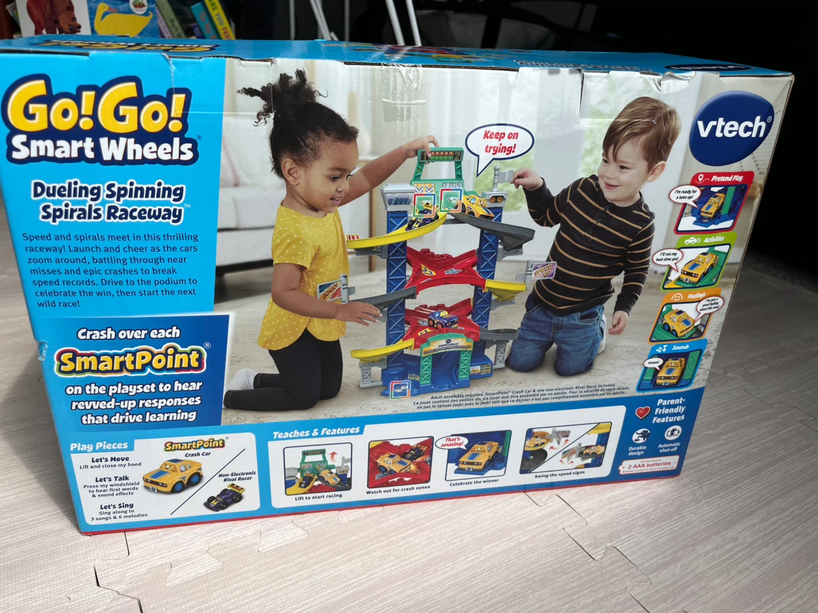 Vtech Go! Go! Raceway with talking car