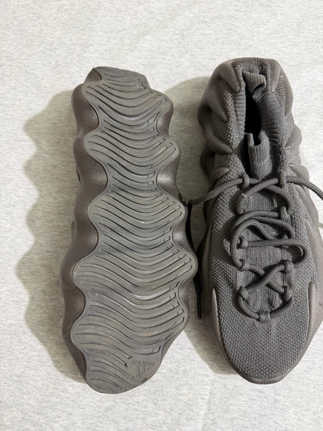 Adidas Yeezy 450 Dark Grey Sneakers - photo 2