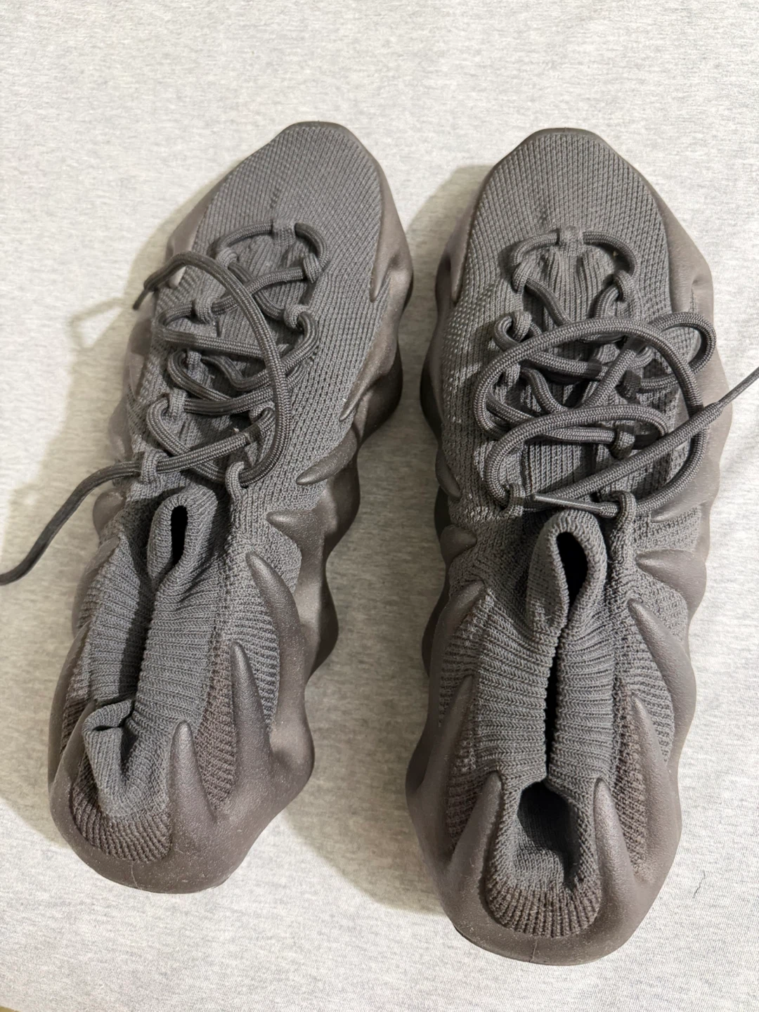 Adidas Yeezy 450 Dark Grey Sneakers - photo 4