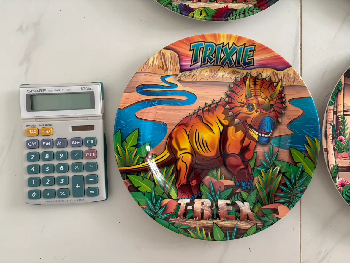 TREX Restaurant Dinosaur Plates x4 - photo 2
