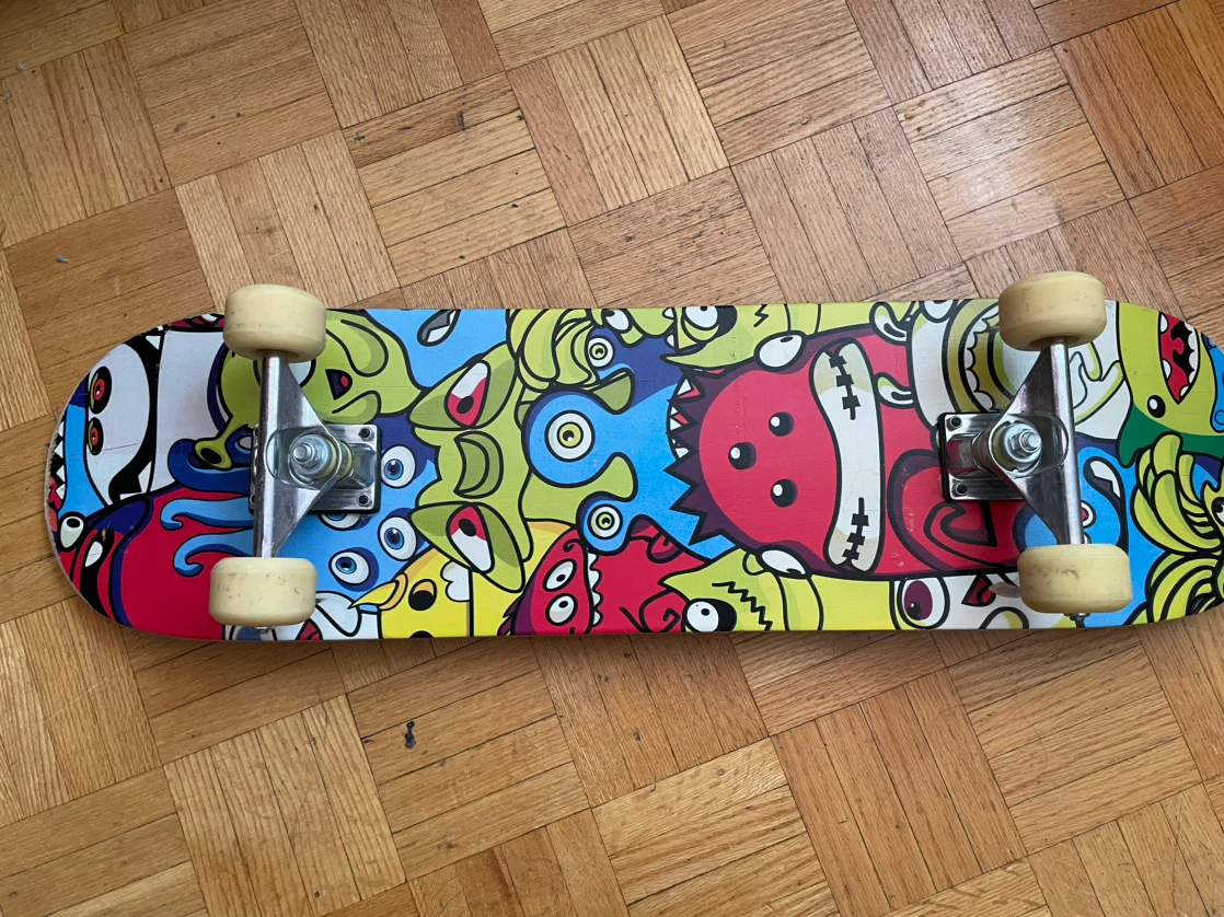 Skateboard with Monster Graphic - photo 2