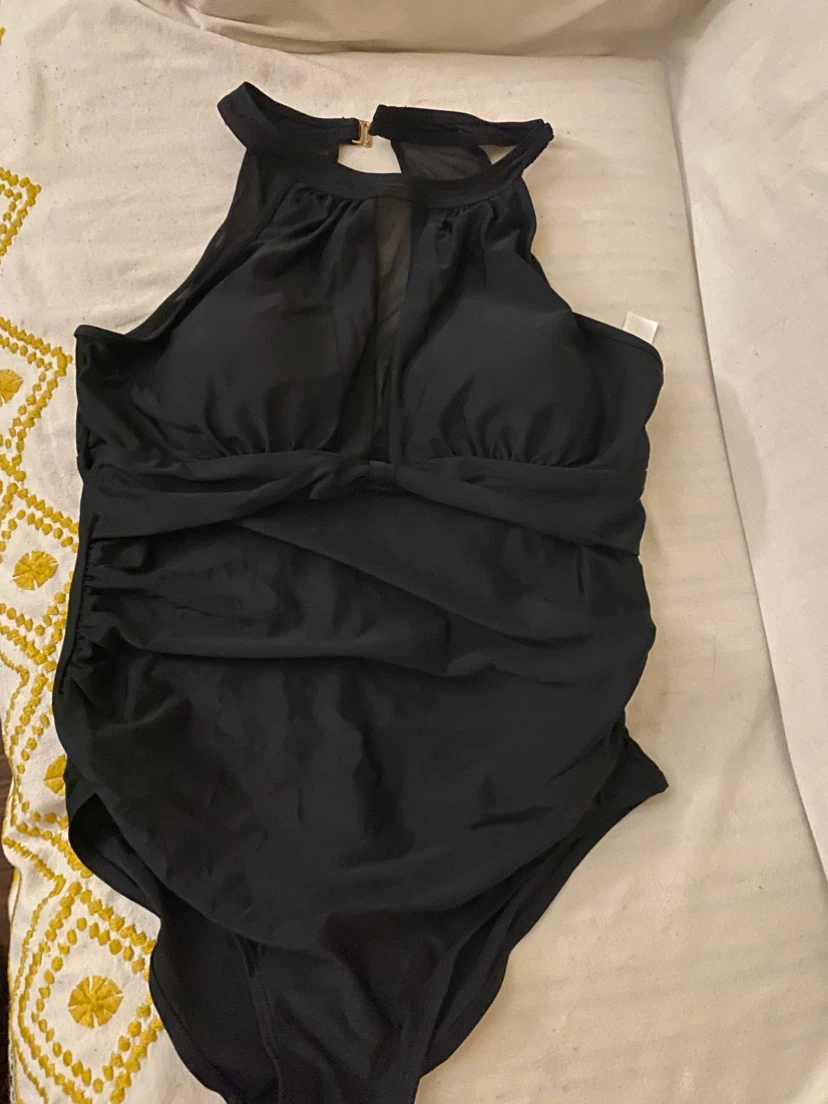 Black One-Piece Swimsuit
