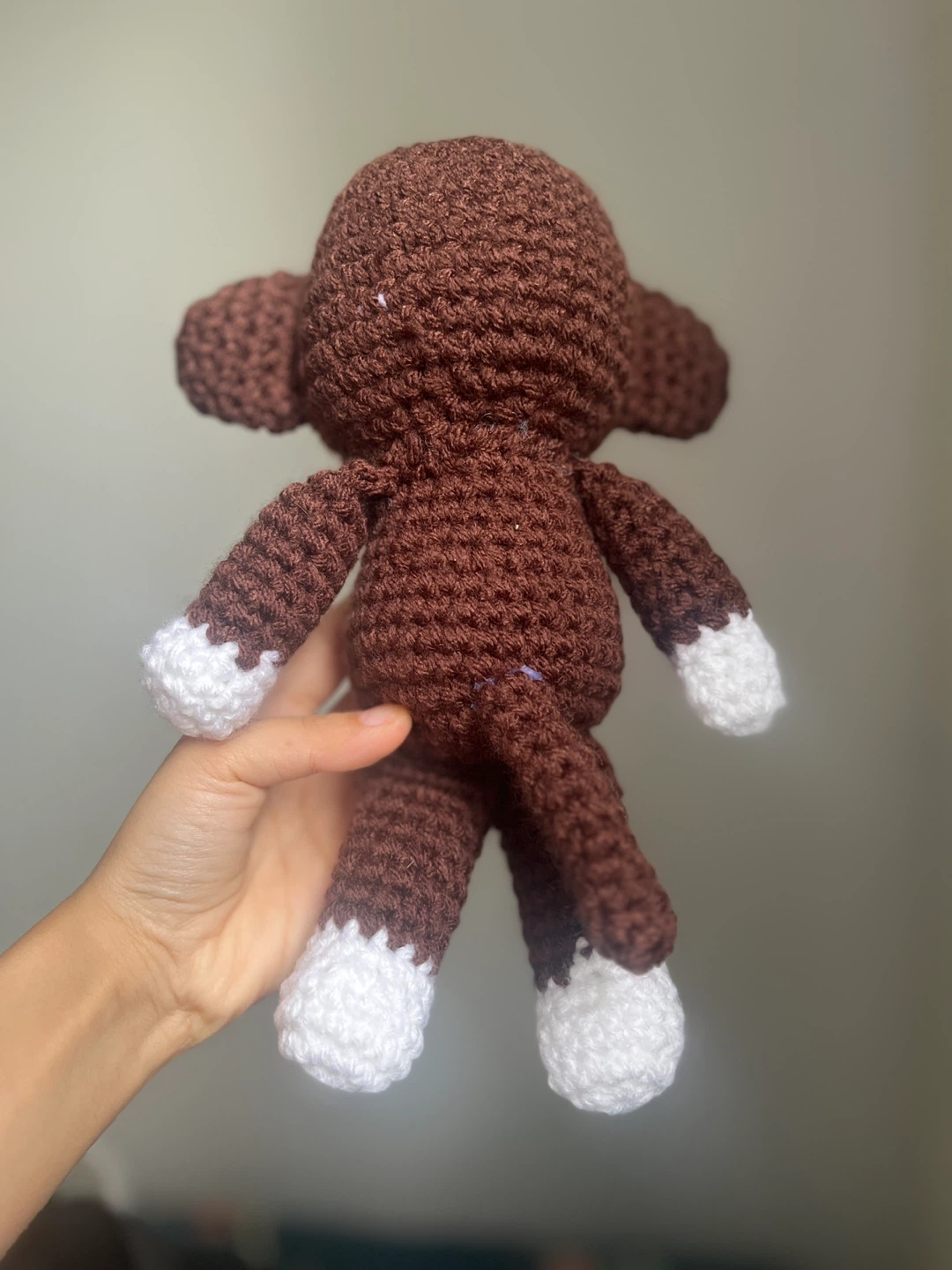 Handmade Crocheted Monkey Plush - photo 3