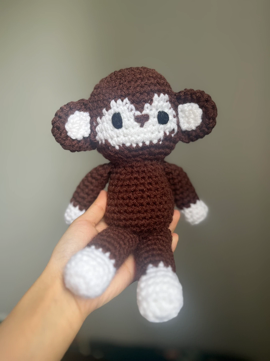 Handmade Crocheted Monkey Plush - photo 4