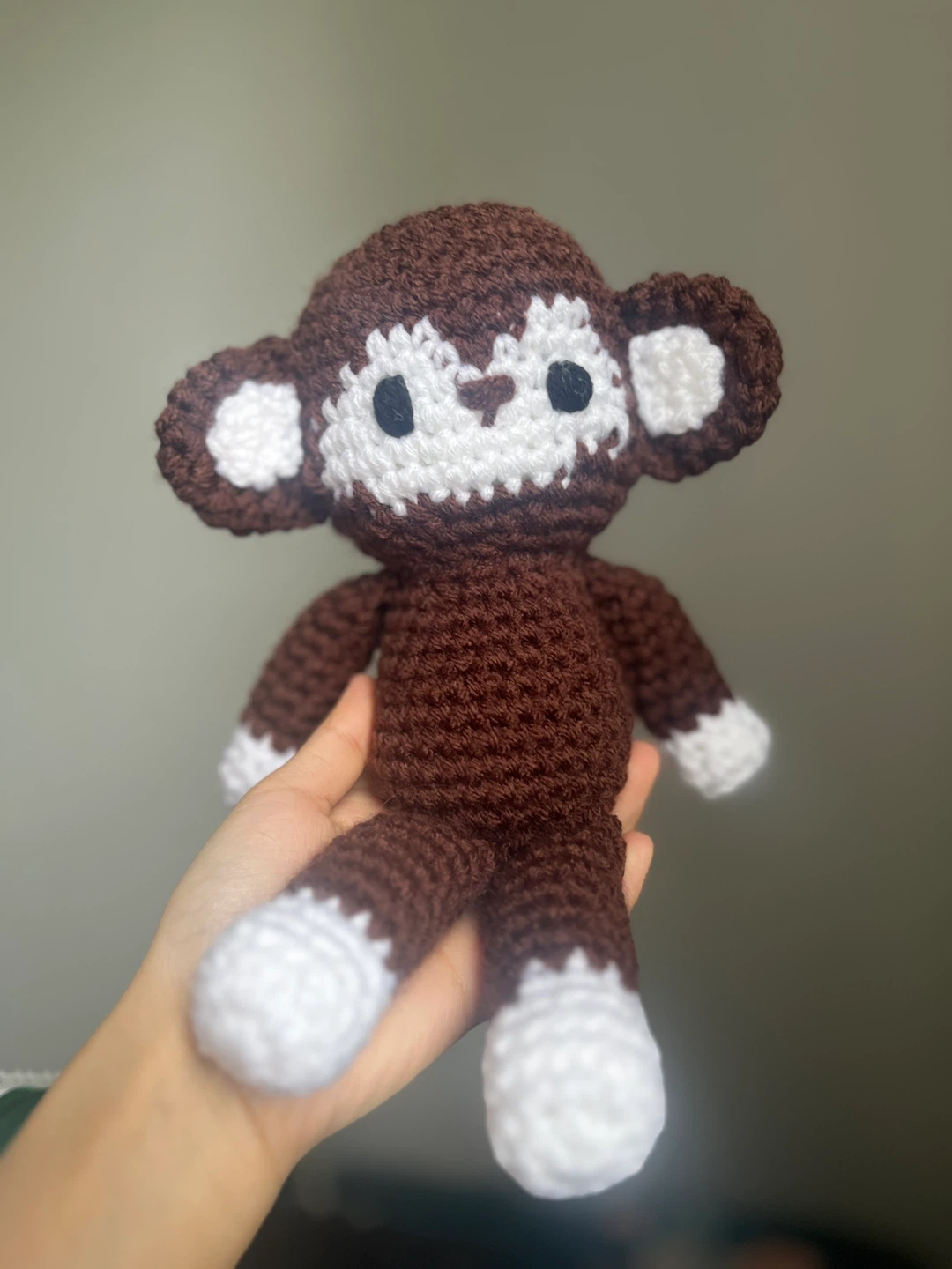 Handmade Crocheted Monkey Plush - photo 5