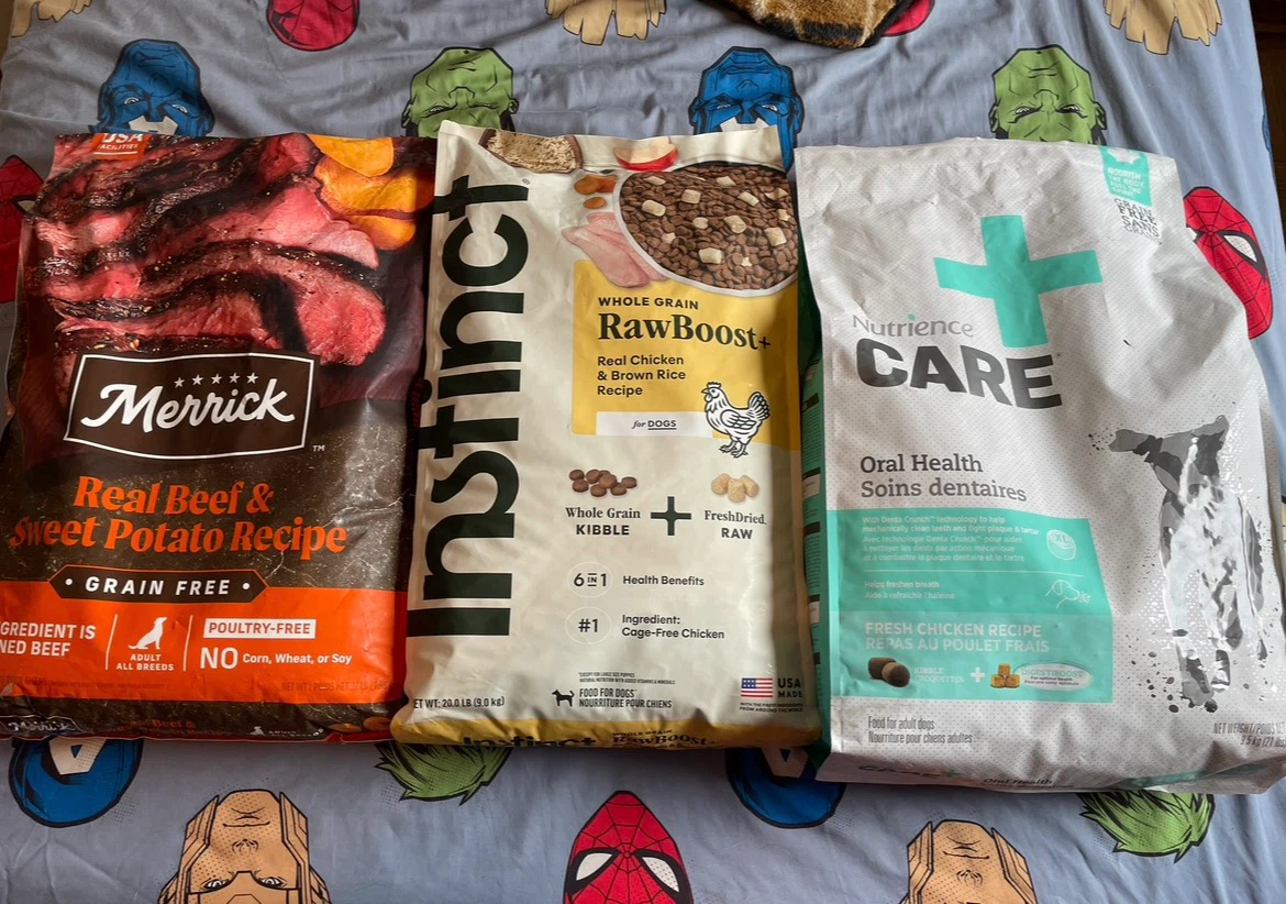 63lbs Dog Food Lot